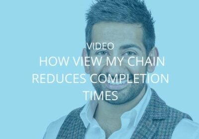 How does ViewMyChain reduce completion times?